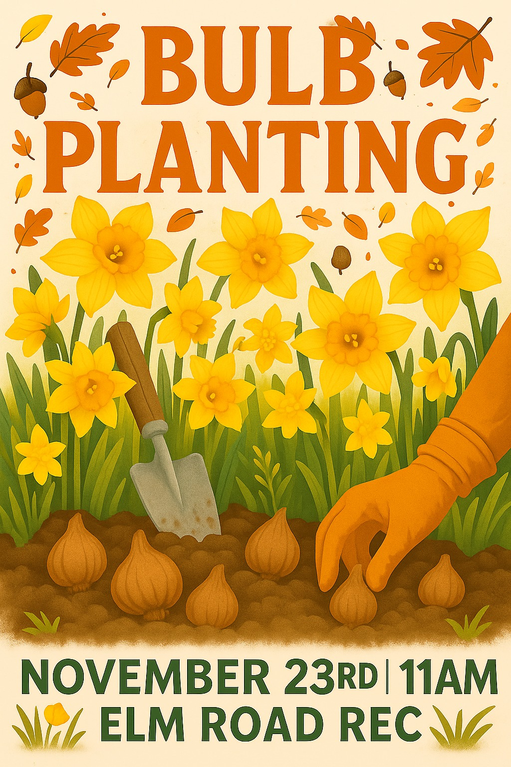 bulb plant poster